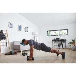 Mancuerna Hexagonal 5 Kg CORENGTH - Ideal para Musculación y Cross Training -Running comercio mancuerna 5 kg hexagonal dumbbell musculacion cross training corength 4