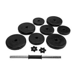 Virtufit Mancuerna Ajustable de Vinilo - 15 Kg - Ideal para Musculación y Entrenamiento en Casa -Running comercio mancuerna ajustable vinilo 15 kg 3