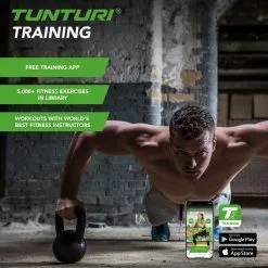 Mancuerna de Hierro Fundido Tunturi - 4 Kg - Ideal para Musculación y Entrenamiento 8 Mancuerna de Hierro Fundido Tunturi - 4 Kg - Ideal para Musculación y Entrenamiento -Running comercio mancuerna de hierro fundido 4 kg 1