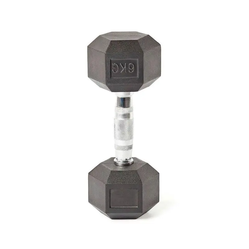 Mancuerna Hexagonal 6 KG SINGULAR WOD - Sin Logo - Ideal para Musculación 4 Mancuerna Hexagonal 6 KG SINGULAR WOD - Sin Logo - Ideal para Musculación - Imagen 2