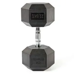 Mancuerna Hexagonal de 22,5 kg - SINGULAR WOD - Ideal para Musculación y Entrenamiento