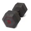 CORENGTH Mancuerna Hexagonal de 15 kg para Musculación y Crosstraining - Negro 1 CORENGTH Mancuerna Hexagonal de 15 kg para Musculación y Crosstraining - Negro -Running comercio mancuerna musculacion crosstraining hex dumbbell negro hexagonal 15 kg
