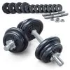 K-SPORT Mancuernas 39 Kg - Juego de 2 Mancuernas para Musculación y Entrenamiento