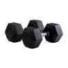 BODYTONE Mancuernas De Goma Hexagonales Profesionales 20Kg - Mancuernas y Pesas/Musculación