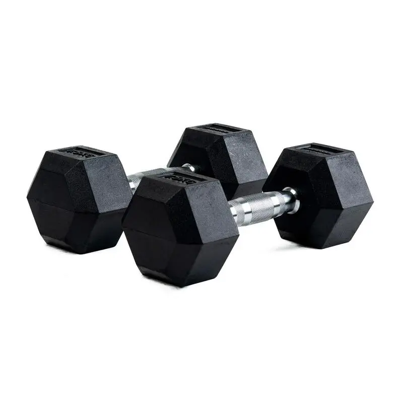 BODYTONE Mancuernas De Goma Hexagonales Profesionales 7,5Kg - Para Musculación y Entrenamiento en Casa 4 BODYTONE Mancuernas De Goma Hexagonales Profesionales 7,5Kg - Para Musculación y Entrenamiento en Casa - Imagen 2