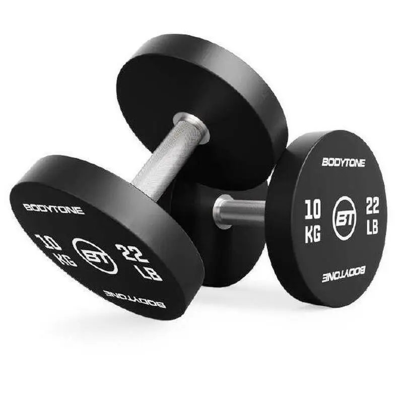 Mancuernas De Uretano Redondas Profesionales Bodytone (2kg – 37kg) - Ideal para Musculación 3 Mancuernas De Uretano Redondas Profesionales Bodytone (2kg – 37kg) - Ideal para Musculación