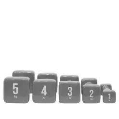 YOURFIT Mancuernas de Vinilo - 1kg (par) - Ideales para Musculación y Fitness -Running comercio mancuernas de vinilo 1kg par 3