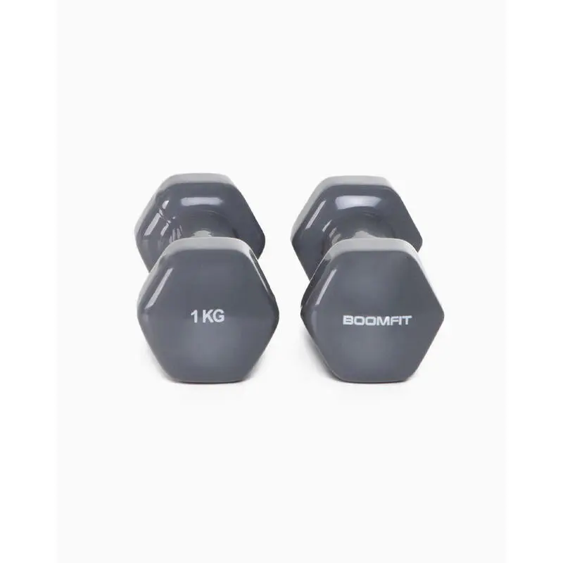 Mancuernas De Vinilo 1Kg (Pareja) - BOOMFIT - Ideales para Musculación y Fitness 4 Mancuernas De Vinilo 1Kg (Pareja) - BOOMFIT - Ideales para Musculación y Fitness - Imagen 2