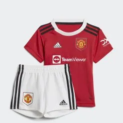 ADIDAS Miniconjunto Baby Primera Equipación Manchester United 22/23 - Equipaciones Oficiales de Fútbol -Running comercio miniconjunto baby primera equipacion manchester united 2223 4