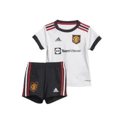 ADIDAS Miniconjunto Baby Segunda Equipación Manchester United 22/23 - Equipaciones Oficiales de Fútbol