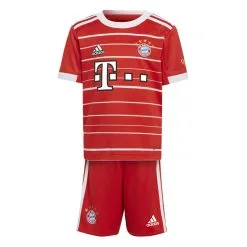 ADIDAS Miniconjunto Primera Equipación FC Bayern 22/23 - Equipaciones Oficiales de Fútbol -Running comercio miniconjunto primera equipacion fc bayern 2223 2