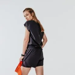 Kalenji Mono Running Mujer Dry+ Negro - Ropa Deportiva para Mujer -Running comercio mono running mujer dry negro 2