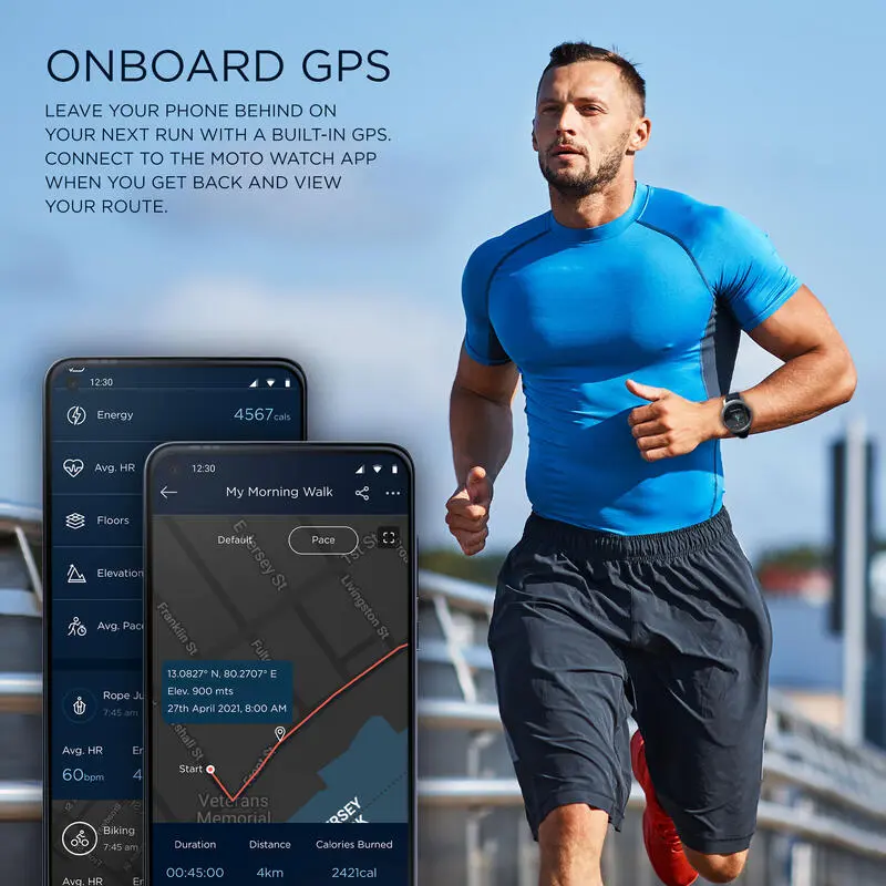 Motorola Moto SmartWatch 100 - Reloj Inteligente de 42 mm, Hasta 14 Días de Batería - Electrónica/Running 7 Motorola Moto SmartWatch 100 - Reloj Inteligente de 42 mm, Hasta 14 Días de Batería - Electrónica/Running - Imagen 5