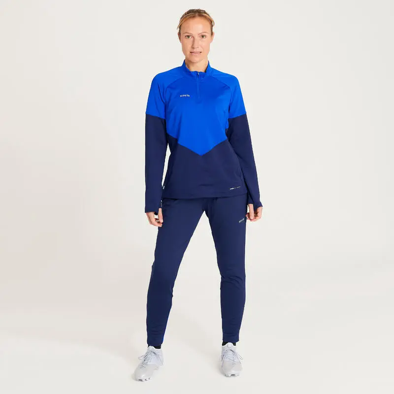 Pantalón Chándal De Fútbol Mujer Viralto Azul - Kipsta 3 Pantalón Chándal De Fútbol Mujer Viralto Azul - Kipsta