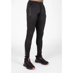 Pantalón Chándal Fitness Largo Hombre GORILLA WEAR Sullivan Negro - Ropa de Musculación -Running comercio pantalon chandal fitness largo hombre gorilla wear sullivan negro 1