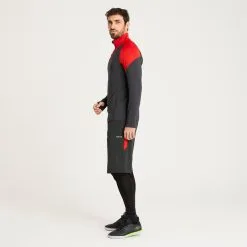 Pantalón Corto De Fútbol Kipsta Viralto Rojo Y Gris Carbono para Adultos -Running comercio pantalon corto de futbol adulto viralto rojo y gris carbono 4