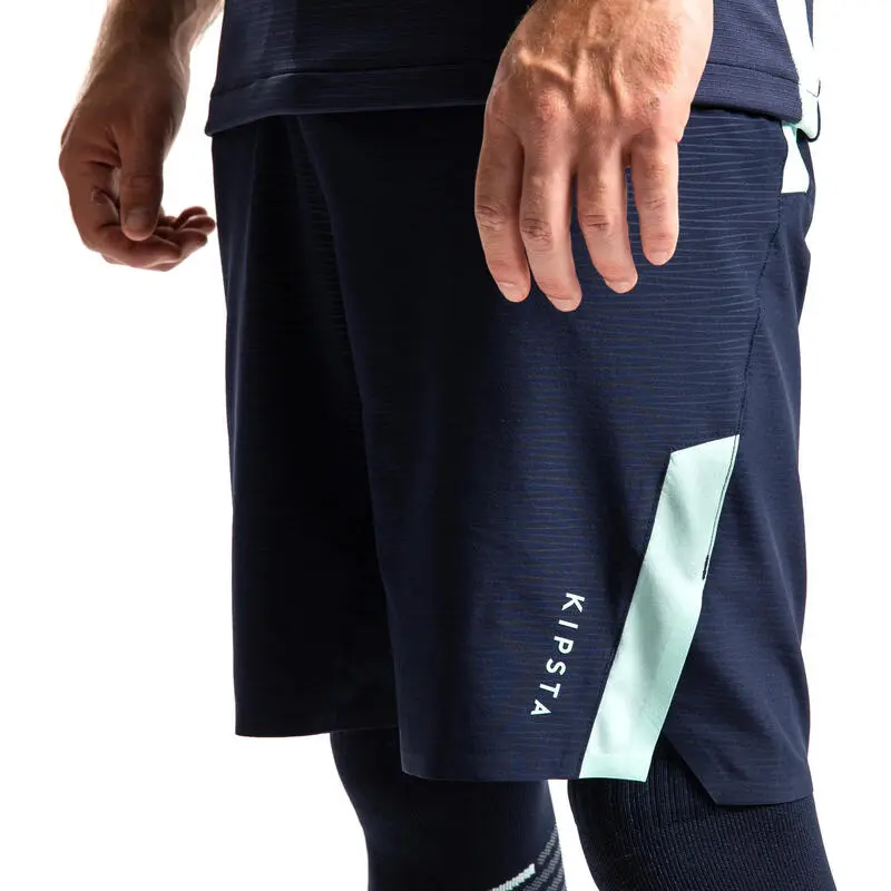Pantalón Corto De Fútbol Kipsta CLR Adulto Azul Oscuro - Ropa Deportiva para Fútbol 4 Pantalón Corto De Fútbol Kipsta CLR Adulto Azul Oscuro - Ropa Deportiva para Fútbol - Imagen 2