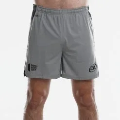 Pantalón Corto De Pádel Hombre - Bullpadel Llano Gris | Ropa Deportiva Hombre