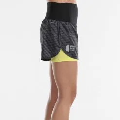 Pantalón Corto De Pádel Para Mujer - Bullpadel Lonja Negro | Ropa Deportiva Mujer -Running comercio pantalon corto de padel para mujer bullpadel lonja negro 2