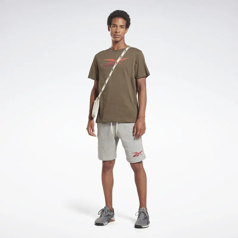 Pantalón Corto Reebok Identity Fleece - Musculación/Ropa - Hombre - Comodidad y Estilo 5 Pantalón Corto Reebok Identity Fleece - Musculación/Ropa - Hombre - Comodidad y Estilo - Imagen 3