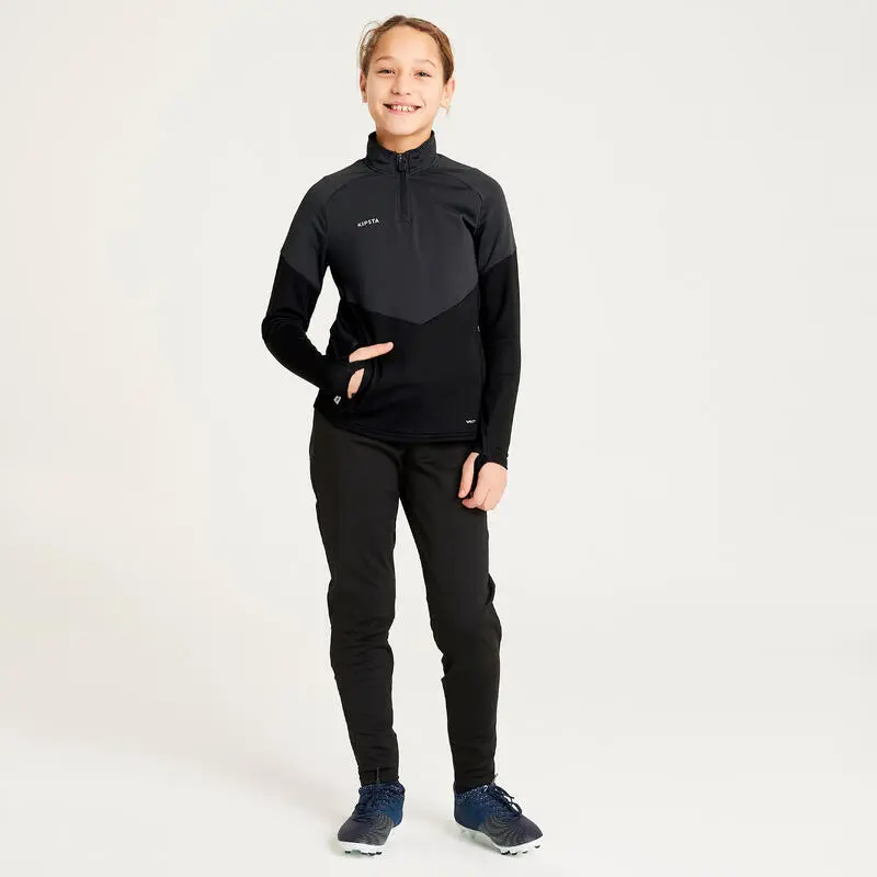 Pantalón De Chándal Fútbol Niña Entrenamiento Viralto Negro - Kipsta 3 Pantalón De Chándal Fútbol Niña Entrenamiento Viralto Negro - Kipsta