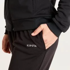 Kipsta Pantalón de Fútbol Mujer Essential Negro - Ropa y Equipamiento -Running comercio pantalon de futbol mujer essential negro 2