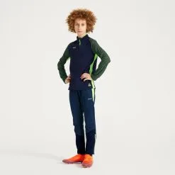 Pantalón De Fútbol Niños CLR Azul Y Amarillo | Kipsta