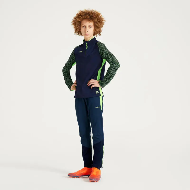 Pantalón De Fútbol Niños CLR Azul Y Amarillo | Kipsta 3 Pantalón De Fútbol Niños CLR Azul Y Amarillo | Kipsta