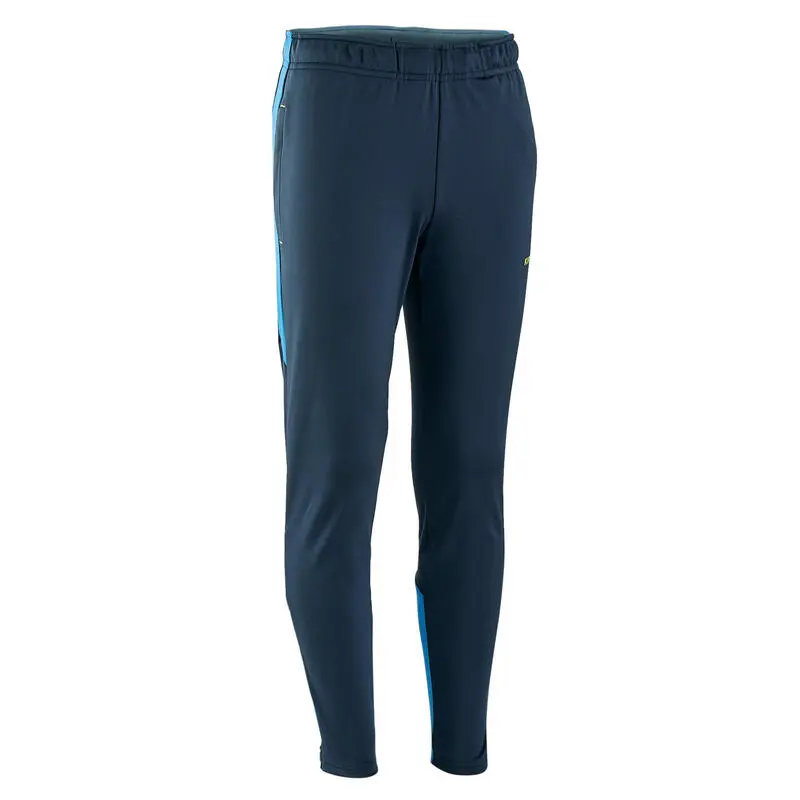 Pantalón De Fútbol Niños Kipsta Viralto Gris Azul Y Rosa Fluor - Ropa Deportiva para Niños 4 Pantalón De Fútbol Niños Kipsta Viralto Gris Azul Y Rosa Fluor - Ropa Deportiva para Niños - Imagen 2