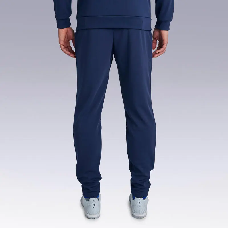 Pantalón de Entrenamiento de Fútbol para Adultos Kipsta T100 - Azul Marino 6 Pantalón de Entrenamiento de Fútbol para Adultos Kipsta T100 - Azul Marino - Imagen 4