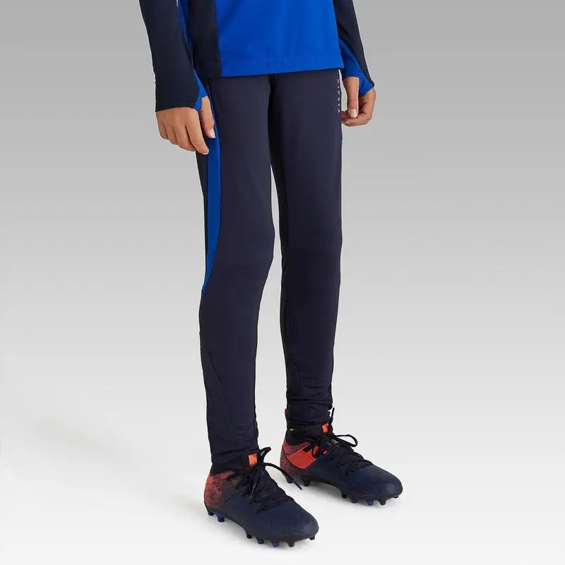 Pantalón de Entrenamiento de Fútbol Kipsta TP900 para Niños - Azul Marino y Azul Índigo 4 Pantalón de Entrenamiento de Fútbol Kipsta TP900 para Niños - Azul Marino y Azul Índigo - Imagen 2