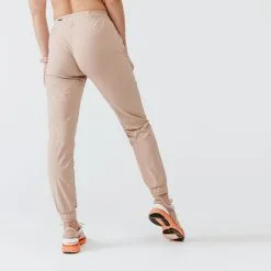 Kalenji Pantalón Running Transpirable Mujer Dry Beis - Ropa Mujer para Running -Running comercio pantalon running transpirable mujer dry beis 1