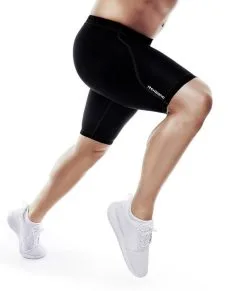 REHBAND Pantalones Cortos De Compresión QD - Hombre - Negro | Ropa de Musculación -Running comercio pantalones cortos de compresion qd hombre negro 3