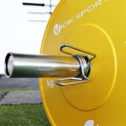 Par de Cierres para Barra Olímpica Viok Sport - Acero de Alta Resistencia -Running comercio par de cierres para barra olimpica viok sport 1