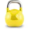 OZIO FITNESS Pesa Rusa Kettlebell Competición 16 Kg Acero Premium Amarilla - Mancuernas y Pesas para Musculación