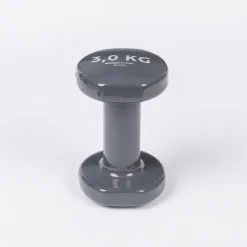 Domyos Pesas 2 X 3Kg De Vinilo Fitness Gimnasia En Casa Pilates Nyamba Gris - Mancuernas y Pesas/Musculación -Running comercio pesas 2 x 3kg de vinilo fitness gimnasia en casa pilates nyamba gris 3