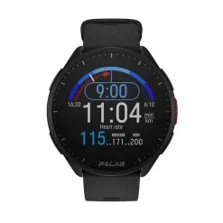 Polar Pacer Reloj GPS con Pulsómetro en Muñeca, Negro - Ideal para Running