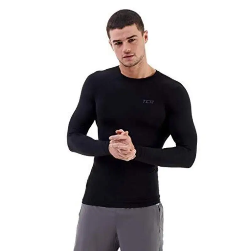 TCA Pro Performance Camiseta De Compresión Interior De Manga Larga Para Hombre - Ropa Deportiva Running 3 TCA Pro Performance Camiseta De Compresión Interior De Manga Larga Para Hombre - Ropa Deportiva Running
