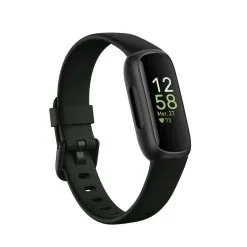 Pulsera De Actividad Y Salud Fitbit Inspire 3 Negro - Monitor de Actividad y Sueño, Resistente al Agua, Smartwatch