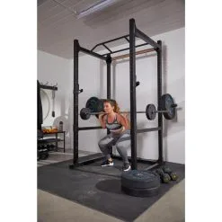CORENGTH Rack Musculación 900 - Dominadas, Sentadillas, Press Banca - Máquina Multifunción para Gimnasio -Running comercio rack musculacion 900 dominada sentadilla press banca 2