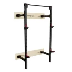 Rack Musculación Plegable De Pared para Sentadillas y Tracción - CORENGTH