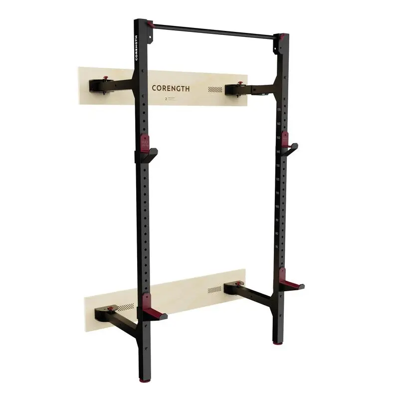 Rack Musculación Plegable De Pared para Sentadillas y Tracción - CORENGTH 3 Rack Musculación Plegable De Pared para Sentadillas y Tracción - CORENGTH