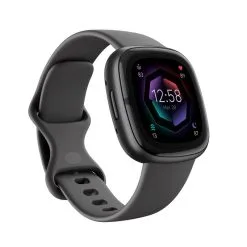 FITBIT Sense 2 Reloj Inteligente con GPS y Monitoreo de Salud, Gris Aluminio | Electrónica/Running