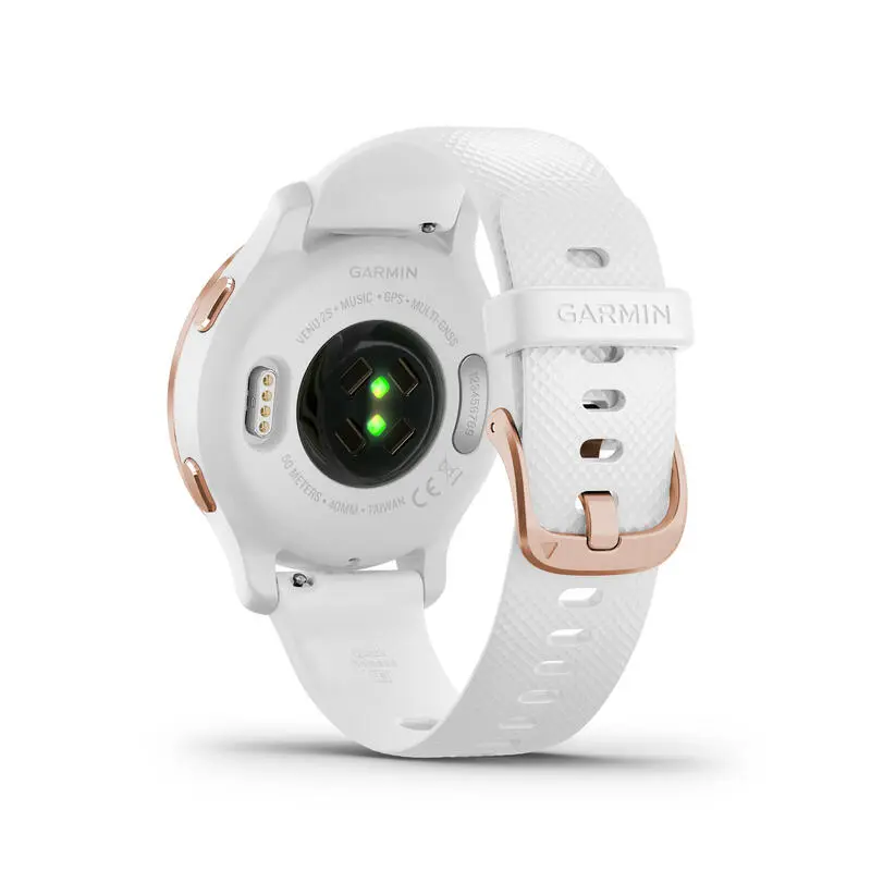 Reloj Inteligente GPS Múltiples Deportes Garmin Venu 2S Rosa Dorado Blanco - Electrónica/Running 4 Reloj Inteligente GPS Múltiples Deportes Garmin Venu 2S Rosa Dorado Blanco - Electrónica/Running - Imagen 2