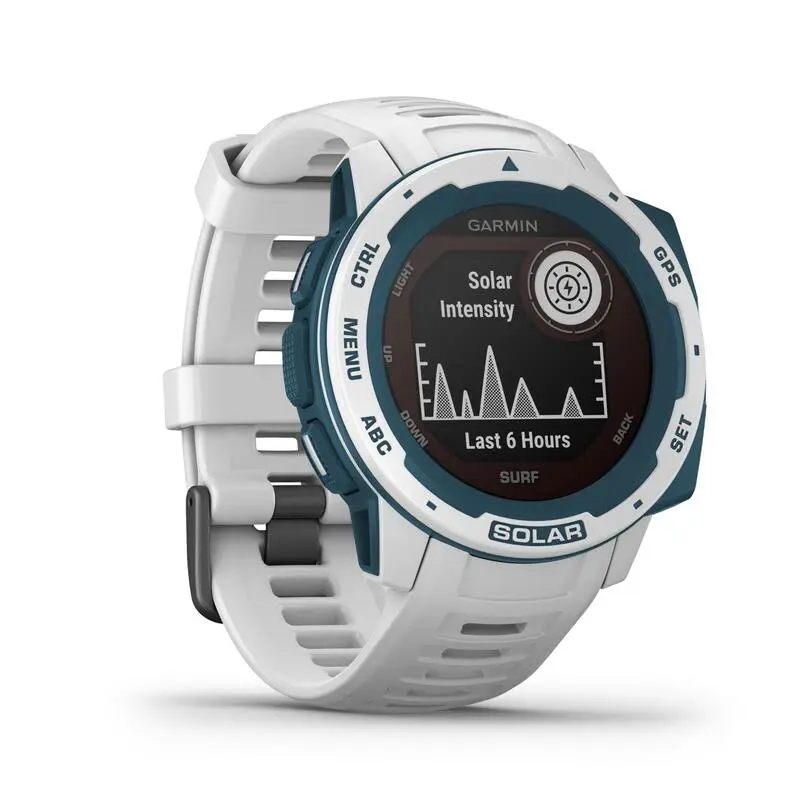 Reloj Inteligente Surf Kite Windsurf Instinct Solar Garmin Blanco - Running 4 Reloj Inteligente Surf Kite Windsurf Instinct Solar Garmin Blanco - Running - Imagen 2
