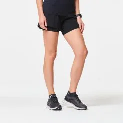 Pantalón Corto Running 2 en 1 con Mallas para Mujer Kiprun - Negro 11 Pantalón Corto Running 2 en 1 con Mallas para Mujer Kiprun - Negro -Running comercio short pantalon corto running 2 en 1 con mallas mujer kiprun negro 4