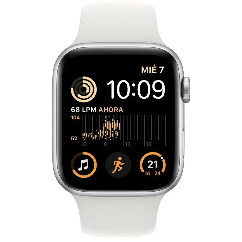 Apple Watch SE LTE Segunda Generación 44mm - Aluminio con Correa Blanca | Smartwatch para Running 4 Apple Watch SE LTE Segunda Generación 44mm - Aluminio con Correa Blanca | Smartwatch para Running - Imagen 2
