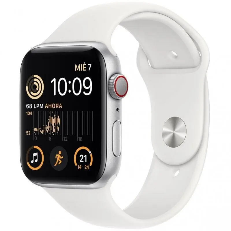 Apple Watch SE LTE Segunda Generación 44mm - Aluminio con Correa Blanca | Smartwatch para Running 3 Apple Watch SE LTE Segunda Generación 44mm - Aluminio con Correa Blanca | Smartwatch para Running