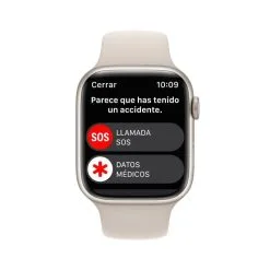 Apple Watch Series 8 GPS 41mm - Caja de Aluminio con Correa Blanca Estrella -Running comercio smartwatch apple watch series 8 gps 41mm caja aluminio correa blanco estrella 4