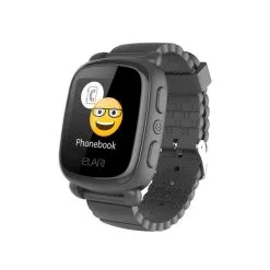 Smartwatch GPS KidPhone 2 Negro - Reloj Inteligente para Niños con Llamadas y Localización
